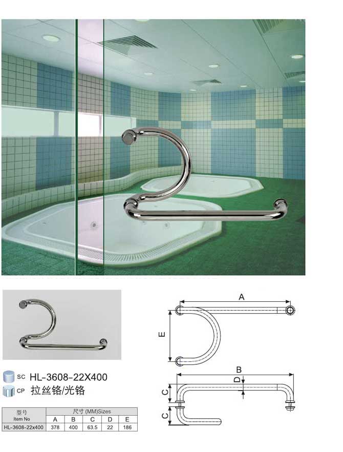 匯泰龍HL-3608-22&times;400大門拉手